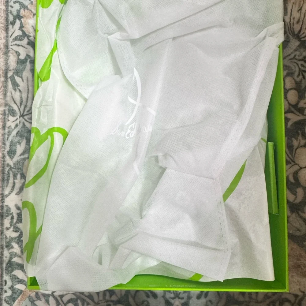 NEW Sam Edelman Pammie Cream Ivory Silk Kitten Heels - size 8 - Picture 5 of 5